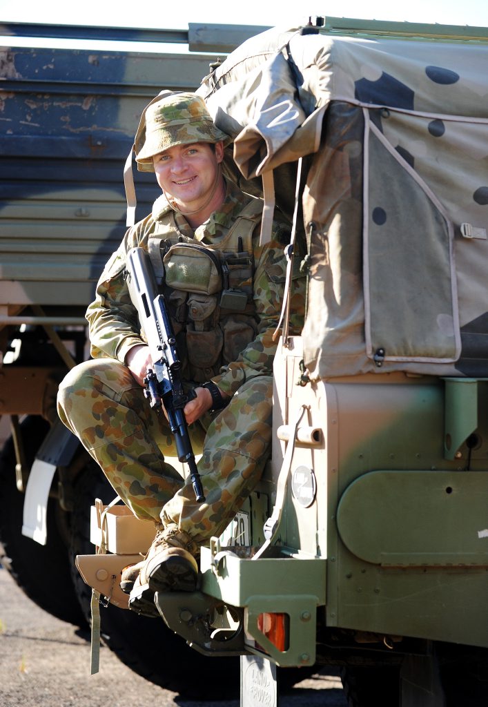 David Jones, 31, joined The Army Reserve in 2011 David Jones, 31, joined The Army Reserve in 2011